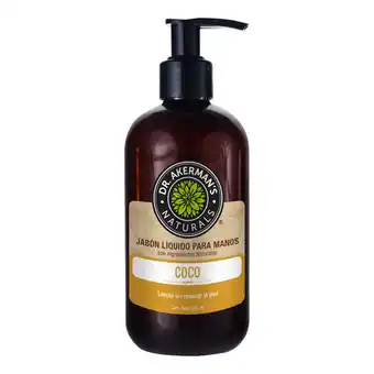 Farmacia San Pablo DR. Akerman´s Naturals Jabón Líquido para Manos con Ingredientes Naturales Coco oferta