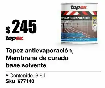 Black and Decker Topex anti-evaporación, membrana de curado base solvente 3.8 l oferta