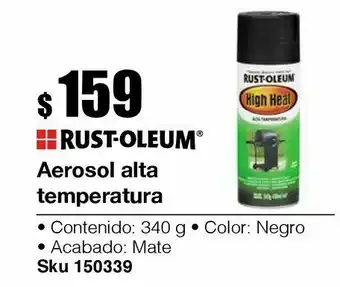Pintura alta temperatura negro mate specical 340 g