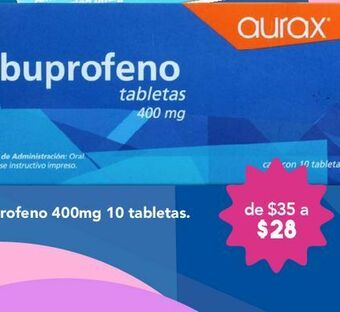 Farmacia San Pablo Ibuprofeno tab 400mg c/10 genvita oferta