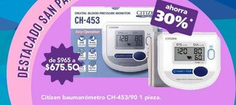 Farmacia San Pablo Citizen bauma ch 453/90 p/brazo caj c/1 oferta