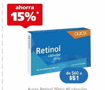 Farmacia San Pablo Retinol cap 50mg c/40cap genvita oferta
