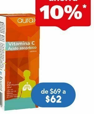 Farmacia San Pablo Vitamina c com 2gr c/10 vitafast oferta
