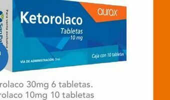 Farmacia San Pablo Ketorolaco tab 10mg c/10 genvita oferta