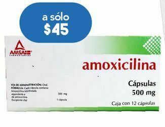 Amoxicilina cap 500mg c/12 amsa