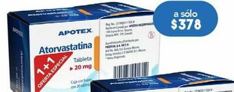 Farmacia San Pablo Atorvastatina duo tab 20mg c/30 apotex oferta