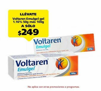 Voltaren emulgel gel 1.16% tub c/100gr