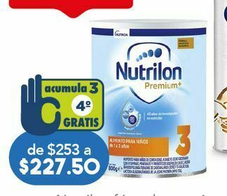 Farmacia San Pablo Nutrilon formula premium et 3 c/800gr oferta