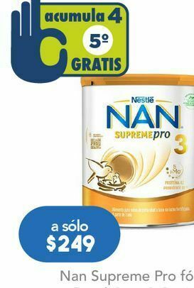 Farmacia San Pablo Nan supreme pro formula et 3 c/800gr oferta