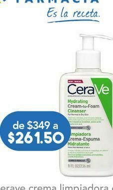 Farmacia San Pablo Cerave crema limp espum h env c/236ml oferta