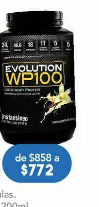 Farmacia San Pablo Evolution wp100 proteina vainil c/1.4kg oferta