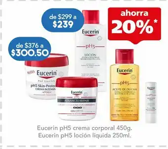 Farmacia San Pablo Eucerin ph5 loc liquida btl c/250ml oferta