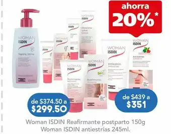 Farmacia San Pablo Woman isdin reafirm postparto tub c/150 oferta