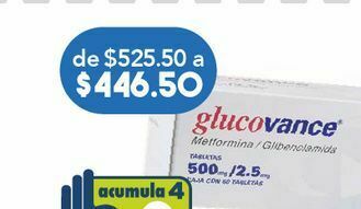 Glucovance tab 500/2.5mg caj c/60