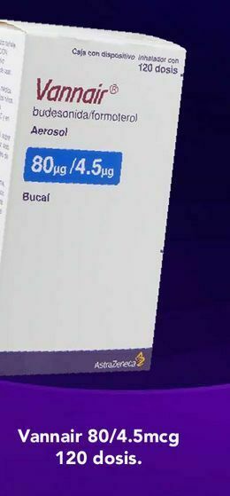 Farmacia San Pablo Vannair aer 80/4.5 mcg caj c/120d oferta