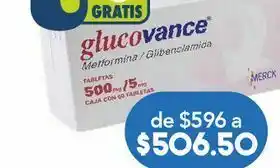 Farmacia San Pablo Glucovance tab 500/5mg caj c/60 oferta