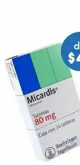 Micardis tab 80mg caj c/14