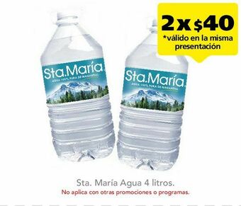 Farmacia San Pablo Santa maria agua btl c/4lt oferta