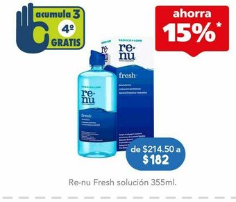 Farmacia San Pablo Renu fresh sol multi l/bland btl c/355ml oferta