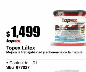 Fester Topex latex cubeta 19l oferta