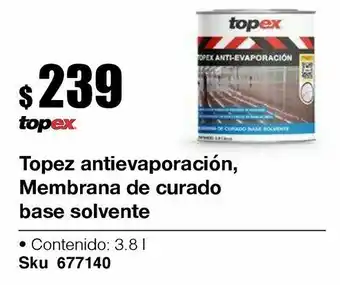 Fester Topex anti-evaporación, membrana de curado base solvente 3.8 l oferta