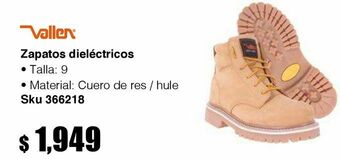 Zapato oro c/c suela de hule dieléctrico acr no 9