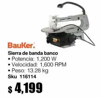 Fester Sierra de banda banco 120w bauker oferta