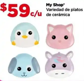 My Shop Variedad de platos de cerámica
