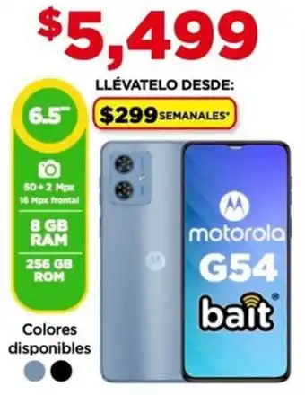 Bodega Aurrerá Motorola G54 bait oferta