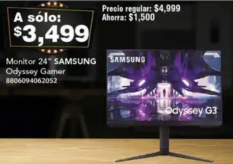 City Club SAMSUNG Odyssey Gamer Monitor 24" oferta