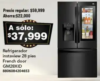 City Club Refrigerador instaview 28 pies French door oferta