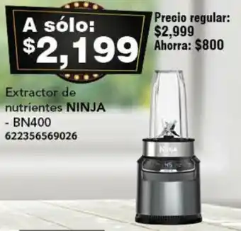 City Club NINJA Extractor de nutrientes oferta