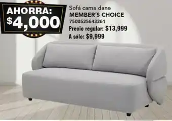 City Club Sofá cama dane MEMBER'S CHOICE oferta