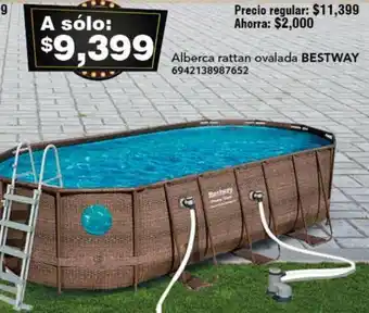 City Club Alberca rattan ovalada BESTWAY 6942138987652 oferta