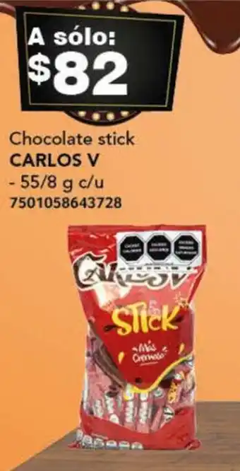 City Club Chocolate stick CARLOS V 55/8g oferta