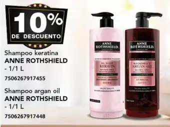 City Club Shampoo keratina ANNE ROTHSHIELD 1/1L oferta