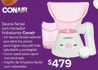 Soriana Híper CONAIR Sauna facial con rociador hidratante oferta