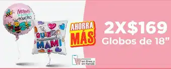 HEB Globos de 18" x 2 oferta