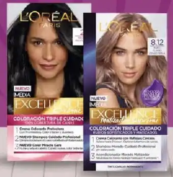 Variedad de tintes L'Oréal Imédia Excellence