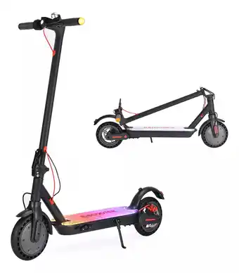 Mercado Libre Scooter Eléctrico Plegable Con Luces Bt Y Led 28km/h 300w oferta