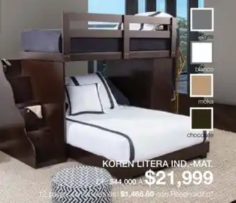 Muebles Dico KOREN LITERA IND.-MAT oferta