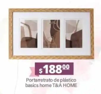 La Comer Portarretrato de plástico basics home T&A HOME oferta