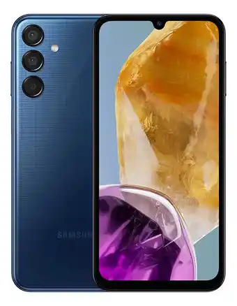 Mercado Libre Teléfono celular Samsung Galaxy M15 5g, 6000 mAh, cámara triple de hasta 50 MP, 128 GB, azul oscuro oferta