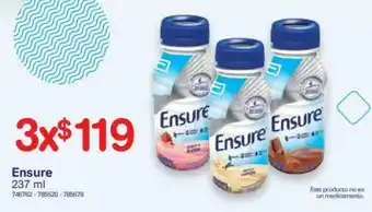 Farmacias Benavides Ensure 3x237ml oferta