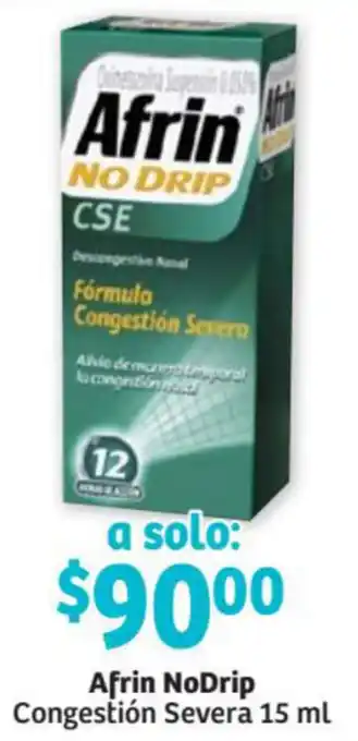 Soriana Híper Afrin NoDrip Extra Humectante Severa 15ml oferta