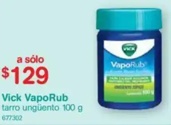 Farmacias Benavides Vick VapoRub 100g oferta