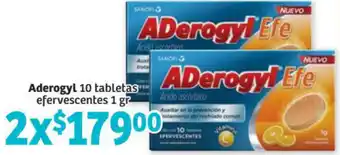 Soriana Híper Aderogyl 10 Tabletas Efervescentes oferta