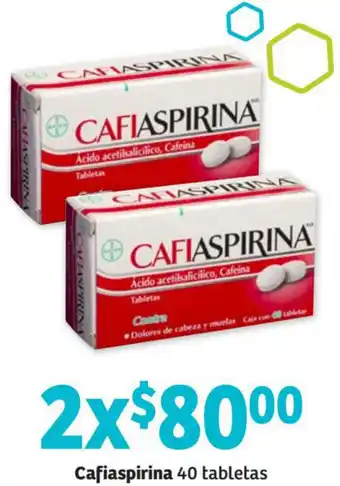 Soriana Híper Cafiaspirina 40 Tabletas oferta