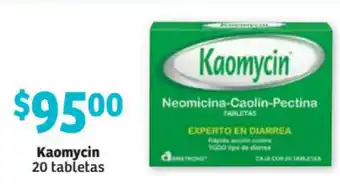 Soriana Híper Kaomycin 20 Tabletas oferta