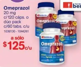 Farmacias Benavides Omeprazol 120x20mg oferta